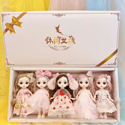 Neue Prinzessin Mini-Puppe 17 cm Geburtstagsgeschenk Jungen und Mädchen Spielzeug Kleines Geschenk (