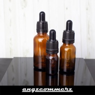 Amber Glass Dropper Pipette Dropper Bottle Serum Essence Seal Cap