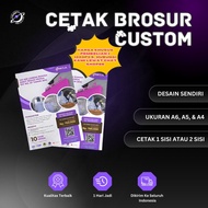 Print Custom A4 A5 A6 Flyer Pamflet Brochures | 1 Side 2-Sided/ | Quality Quality