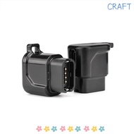 CRAFTML 4-Pin to Type-C Converter, Fast Charging LED Indicator USB-C Bike Charger, Portable Compact 