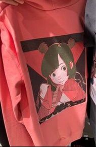 Overprint POP ART Hoodie Ver15(chacoal EMB) &TOY :Pink