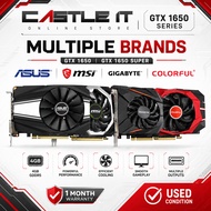 NVIDIA GeForce GTX 1650 GTX 1650 SUPER 4GB GDDR6 Used Graphics Card ASUS MSI Gigabyte Colorful