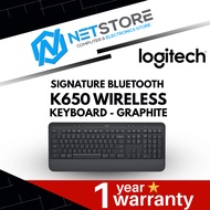 LOGITECH SIGNATURE BLUETOOTH K650 WIRELESS KEYBOARD - GRAPHITE - 920-010955