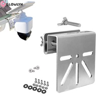 GLOWLYN Wall Mount Bracket, Gutter Mount Channel Mount Gutter Bracket, Wall Mount Metal  Camera Hold