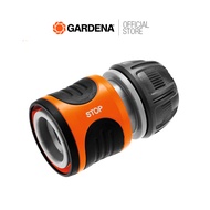GARDENA ข้อต่อสวมสายยางแบบมีระบบหยุดน้ำในตัว 13-15 มม. (1/2”-5/8”) (18213-20)