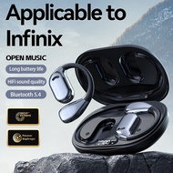 For Infinix cell phones Bluetooth Wireless noise cancelling earphones original with mic open ear sle