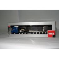 WSI 08-1096 Hegmann Mercedes Actros MP3 LH 8x4 + Semitrailer 6 (AS) SCALE 1:87 BLACK TRAILER