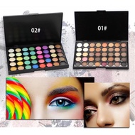 40 Color Eyeshadow Palette Color Earth Multicolor Makeup Palette Long Lasting Waterproof Eyeshadow