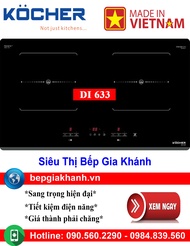 [HCM]Bếp từ đôi Kocher DI 633 lắp ráp Việt Nam bếp từ bếp điện từ bếp từ đôi bếp điện từ đôi bếp từ 