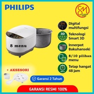 Rice Cooker Philips Hd4515 Rice Cooker Digital 1.8 Liter Fuzzy Logic -