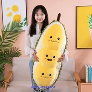Wellness Scott Durian Hugging Pillow,Soft Fluffy Fruit Durian Doll Pillow,Cartoon 30cm Durian Collec