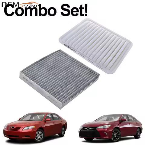 17801-28030 87139-07010 Combo Engine Cabin Air Filter For Toyota Camry XV40 XV50 Daihatsu Altis Venz