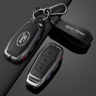 Mental Car key case cover fob shell bag for ford Ranger Everest Ecosport Territory Raptor Fiesta Esc