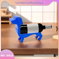 ✨Ready Stock  Dachshund Wine Bottle Holder Funny Countertop Wine Rack Household Liquor Display Stand