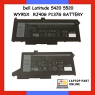 Dell Latitude 5420 5520 005R42 WY9DX WK3F1 RJ40G M3KCN R89GC PRECISION 3560 P104F P137G Battery