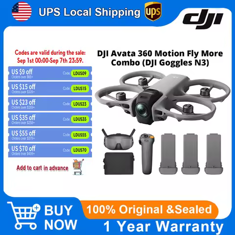 DJI Avata 360 Motion Fly More Combo FPV Drone with Goggles 3 & RC Motion 3 - 4K Professional 60fps 1