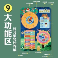 Kids kindergarten calendar weather week paste card baby educational toys teaching materials early ed