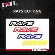 RAYS CUTTING STICKER