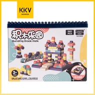 KKV Mr. man Mainan Brick Balok Susun Anak DIY 360pcs Bahan ABS Kuat Tahan Lama/ Educational