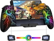 Gammeefy JC200 Switch Controller - Hall Effect One-Piece Wireless Switch Joypad (No Drift, No Deadzo