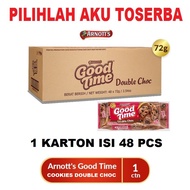 Arnotts Good Time Cookies DOUBLE CHOCO 72 gr - ( HARGA 1 KARTON )