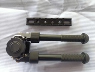 atlas bipod 360 degree rotate with rail