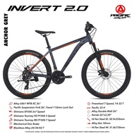 SEPEDA GUNUNG MTB 26 27.5 INCH PACIFIC INVERT 2.0 SHIMANO TOURNEY FRAME ALLOY