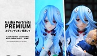 長髮凌波麗綾波麗新世紀福音戰士劇埸版Bandai Gasha Portraits PREMIUM Evangelion Rei Ayanami A或B款