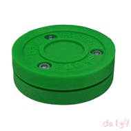 DLAY Green Biscuit Training Hockey Puck Reusable Ice Puck Training Practicing Ice Hockey Training St