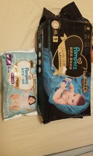 Pampers奢寵S碼+M碼拉拉褲
