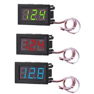 0.56 inch 3 Wire LED Digital DC Voltmeter DC0V-30V Reverse Connection  for Protection