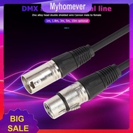 DMX Signal Cable XLR Male To Female Cable 3Pin XLR Male To XLR Female Audio Cable DMX Stage Light Ac