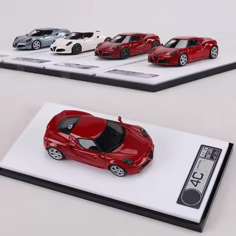 Cars' Lounge CL 1:64 Romeo 4C Resin car model Limited collection