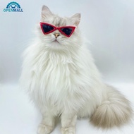 OPENMALL 1Pc Lovely Pet Eyeglasses Multicolor Triangle Glasses Fashion Cool Cat Dog Photos Props Acc