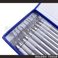 10 Pcs Scraper Knives Set Art Crafting Jewellery Wax Scraping Tools Casting Tools Lost Wax Casting I