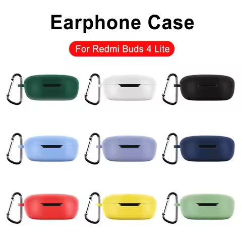 Soft Silicone Case for Redmi Buds 4 Lite Bluetooth Wireless Headphones Protective Cover for Xiaomi R
