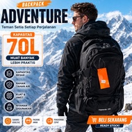 70L Capacity Outdoor Backpack Suitable for Camping