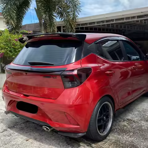 For Hyundai Grand i10/HB20 2013-2025 Year Roof Spoiler WINGS ABS Material Rear Tail Lip Accessories