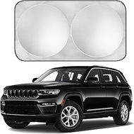 Car Windshield Sun Shade Sunshade for Jeep Grand Cherokee 1999-2024 (Not for Cherokee) Grand Wagonee