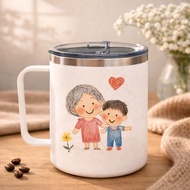 【Tyeso不鏽鋼保溫馬克杯】400ml | 繪製小朋友畫作母親節禮物