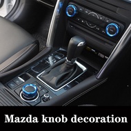 ★For Mazda 3 CX-5 CX-4 Mazda Cx5 Cx4 Mazda 6 Atenza Axela Auto Accessories Aluminum Car Interior Decoration Air Conditioning Ring