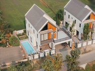 วิลลา 3 ห้องนอน 4 ห้องน้ำส่วนตัว ขนาด 200 ตร.ม. – สันทราย (Pool Villa, Cozy Nordic Style Near Market