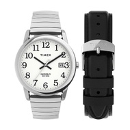 Timex TWG025400 MENS EASYR BOX SET นาฬิกาข้อมือผู้ชาย สีเงิน