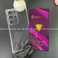 Samsung Galaxy S24Ultra / S24Ultra / S24 Ultra Case and Tempered Glass - TSCS Shockproof Transparent