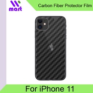 Back Carbon Fiber Screen Protector Film For Apple Iphone 11  (Not Tempered Glass)