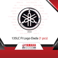 5P1-F1737-10 5P2-F1737-00 Yamaha Original 135LC V8 FI NVX Nmax V1 V2 Logo Dada Emblem Epoxy 25mm