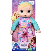 Baby Alive Soft ‘n Cute Doll, Blonde Hair, 11-Inch First Baby Doll Toy, Washable Soft Doll, Toddlers