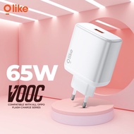 [HWARTZ] Olike CO1/CO1S CHARGER Head 65W VOOC OPPO USB ADAPTER FLASH FAST CHARGING - 1 Year Warranty