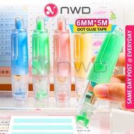 《 𝟯𝟲𝟬° 𝗦𝗣𝗜𝗡 𝗕𝗢𝗡𝗗 》 Dot Glue Tape DIY Craft Double Sided Adhesive Roller Tape Pita Gum Titik 点点胶 NWD