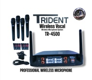 Trident TR-4500 Professional 4pcs Wireless Microphone